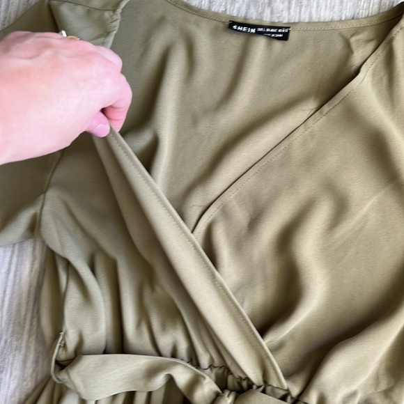 Shein Green Dress Size L - Picture 4 of 6